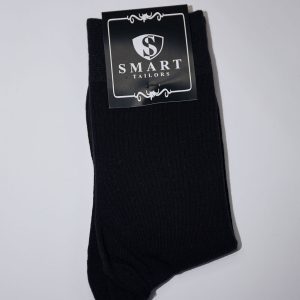 Black Plain Socks