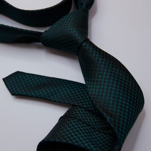 Forest Green Textured Necktie