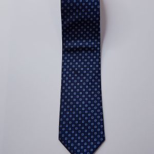 Navy Blue Polka Dot Necktie