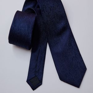 Dark Navy Sheen Satin Necktie