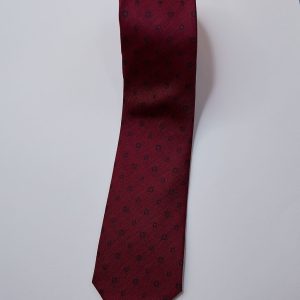 Burgundy Wine Satin Necktie