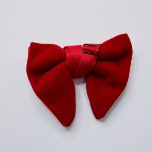 Red Velvet Butterfly Bow Tie