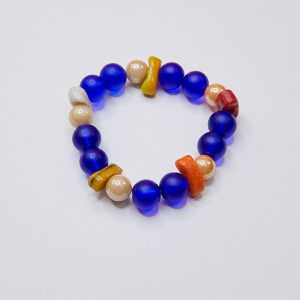 Multi-Colour Glass Bead Bracelet